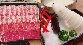 [台北美食] 聚北海道鍋物忠孝SOGO店~超萌北極熊牛奶浴，肉肉瀑布超浮誇，新鮮野菜甜品吃到飽!!